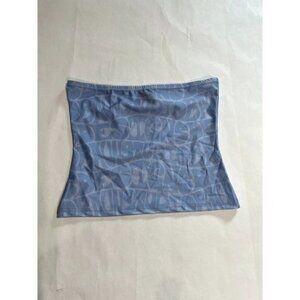 Baun Studio Caroline Tube Top in Blue